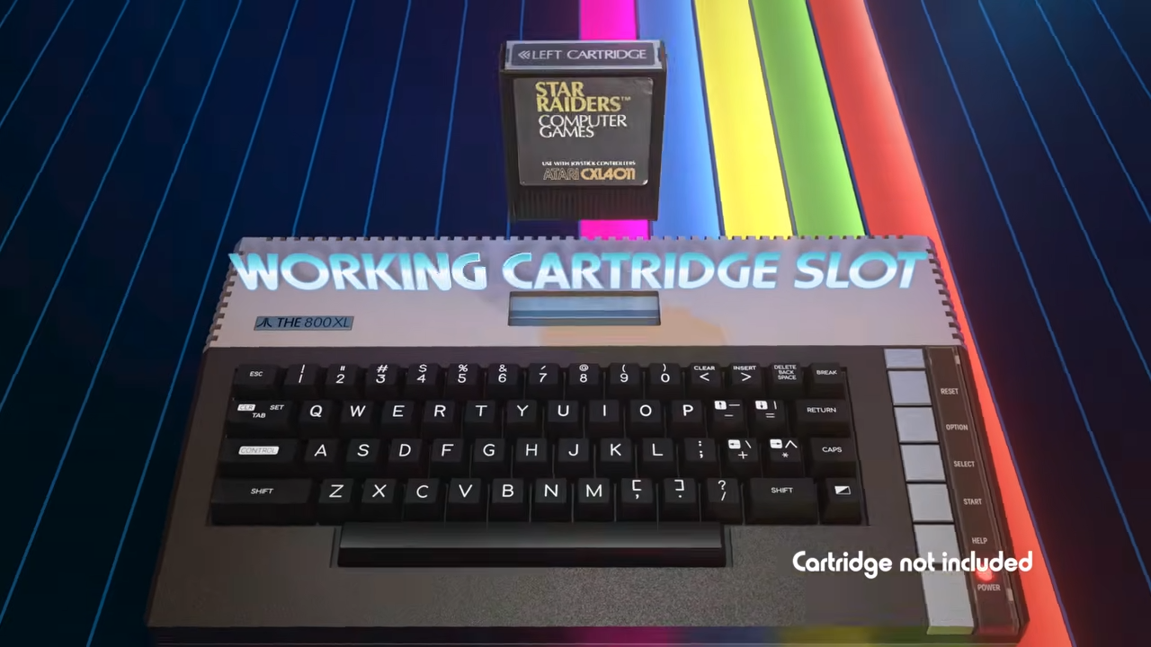 Atari 800XL официально получает давно обсуждаемое переиздание микрокомпьютера с поддержкой оригинальных картриджей