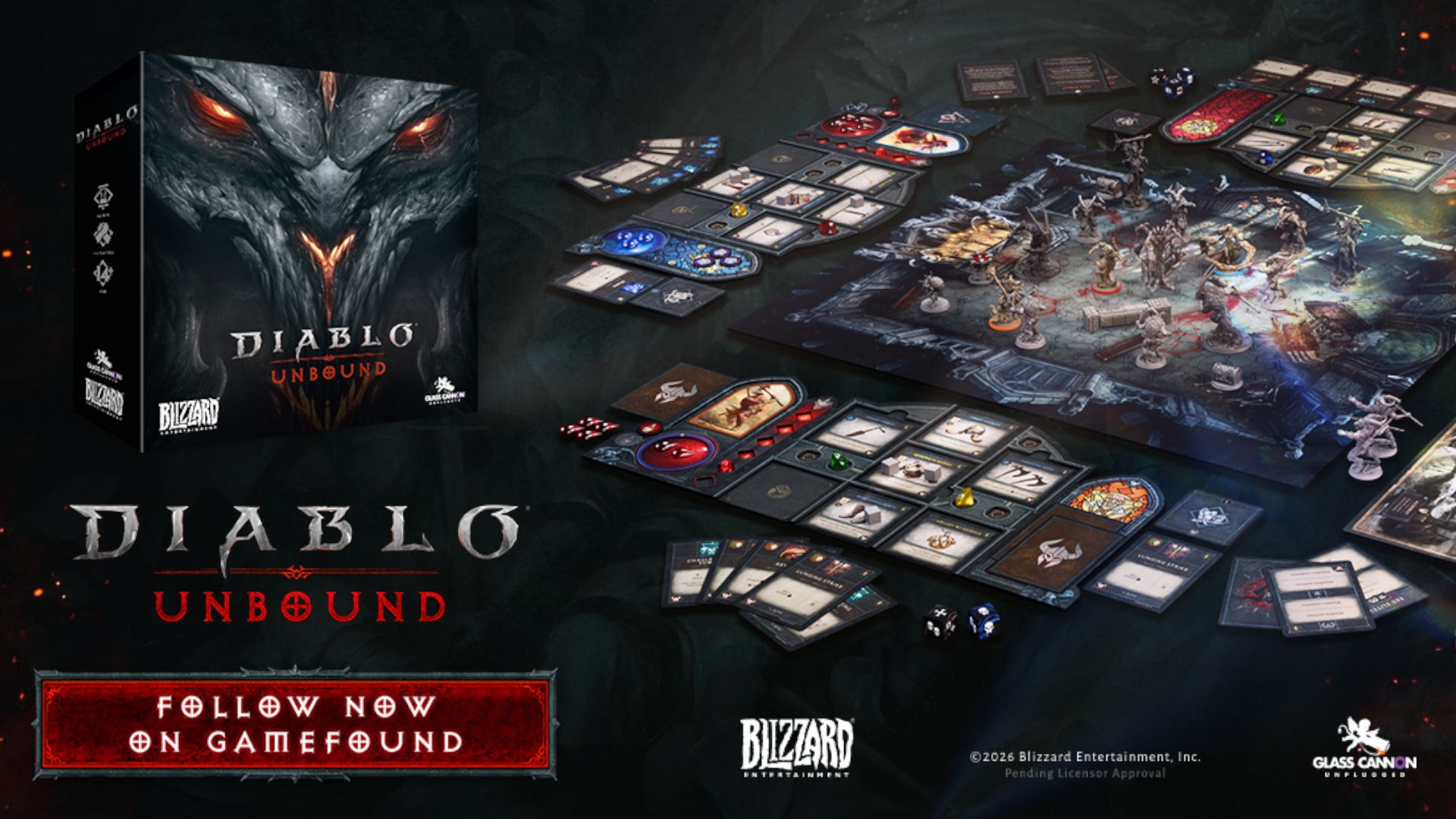 Новая настольная игра по Diablo — не просто данжен-кроулер, а "dungeon battler" с боями и добычей на каждом шагу